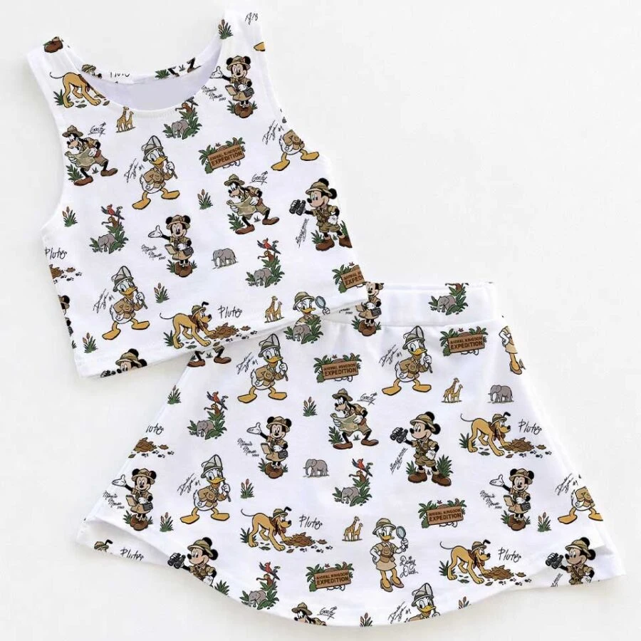Disney Animal Kingdom Dress Set, Safari Adventure Vacation Outfit