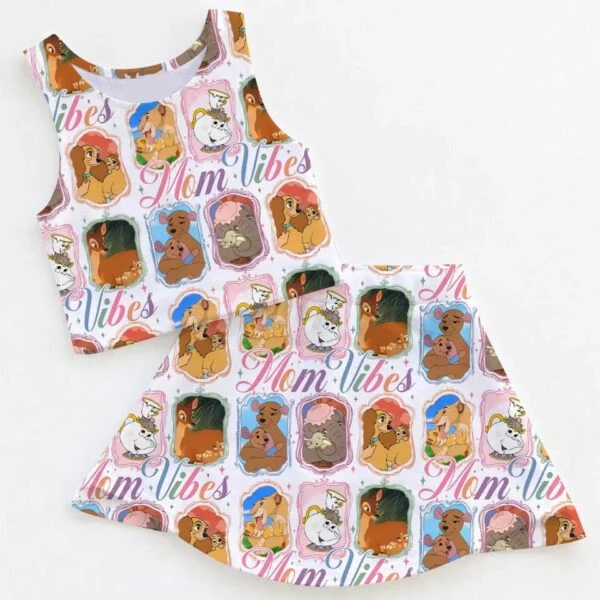 Disney Mom Vibes Dress Set, Character Vacation Outfit