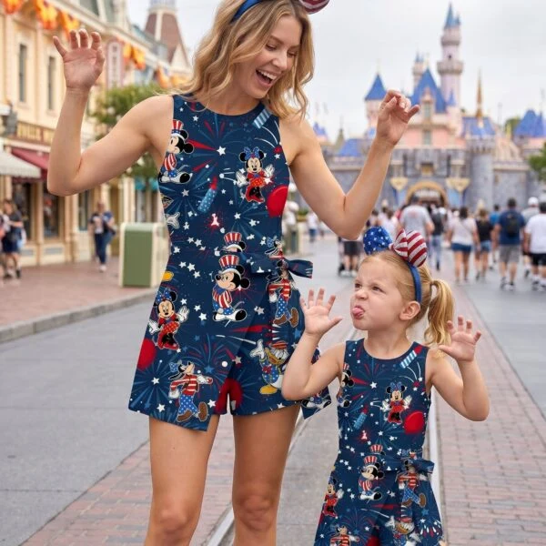 Patriotic Disney Tennis Dress Skirt, Disney Tennis Skort For Women