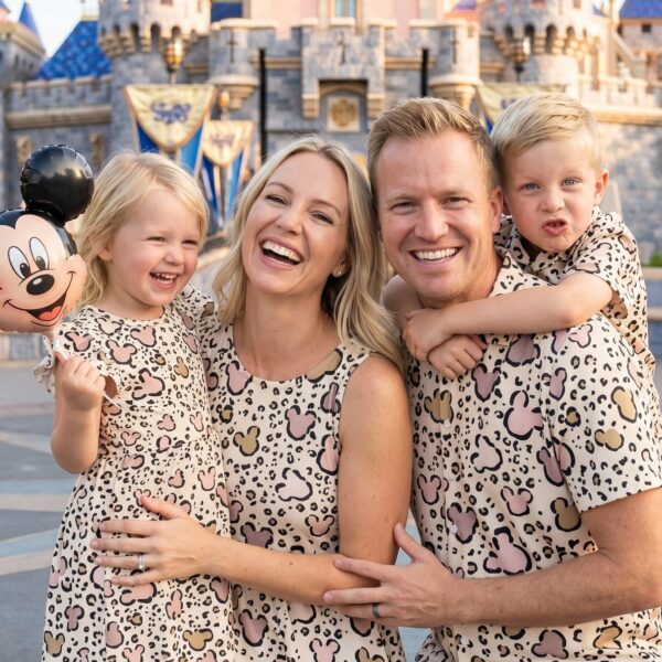 Leopard Mickey Matching Family Set, Disney Family Vacation Outfit, Disneyland Trip Clothes