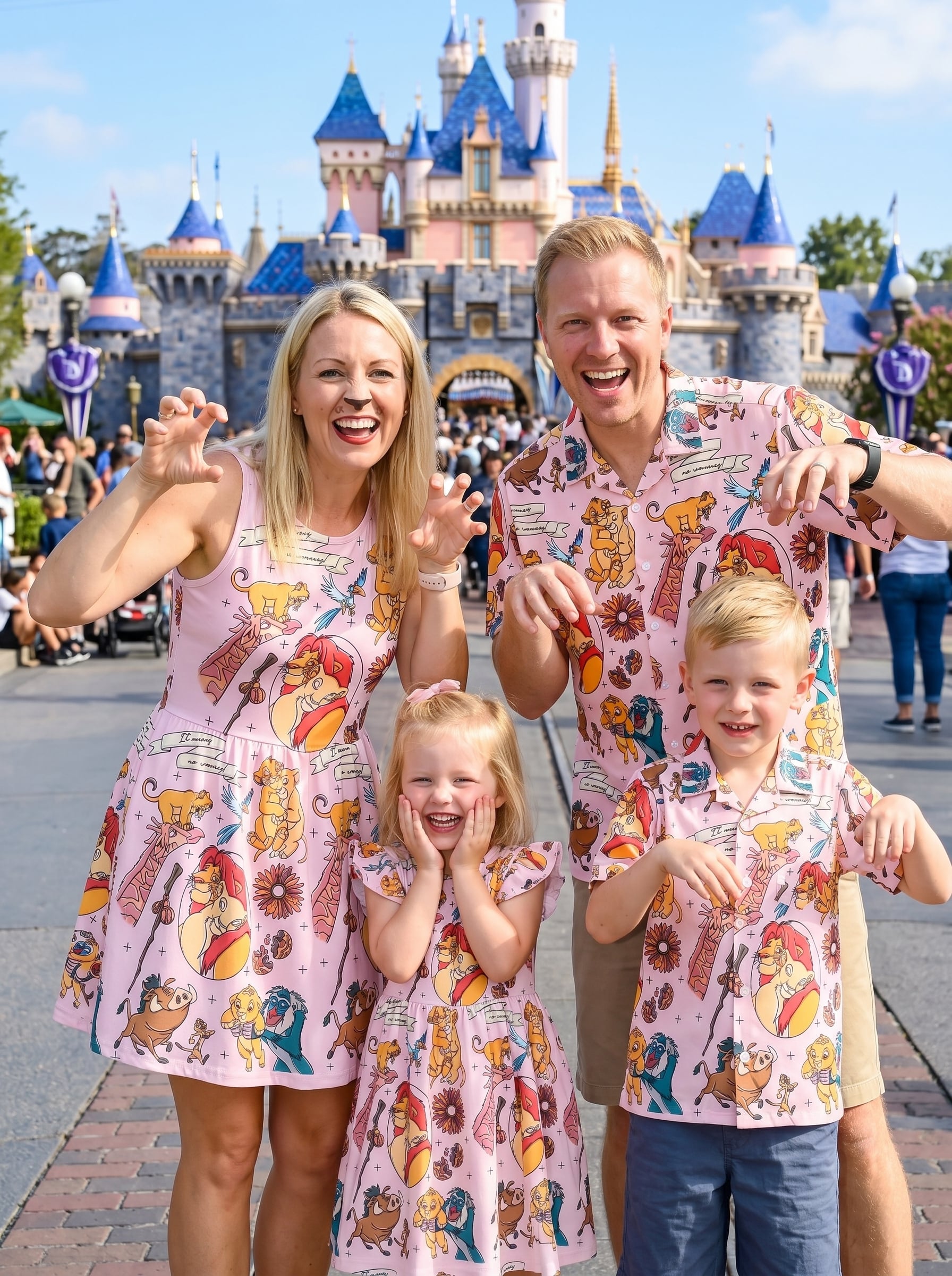 Lion King Matching Family Set, Disney Family Vacation Outfit, Disneyland Trip Clothes
