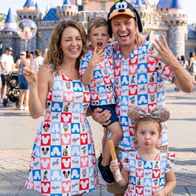 Mickey & Friends Matching Family Set, Disney Family Vacation Outfit, Disneyland Trip Clothes