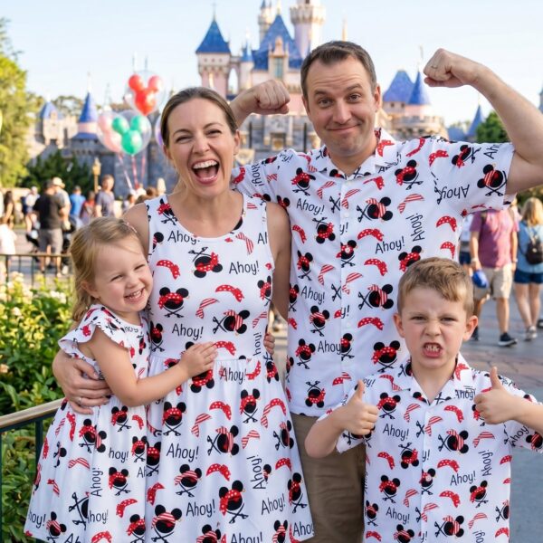 Disney Pirate Matching Family Set, Disney Family Vacation Outfit, Disneyland Trip Clothes