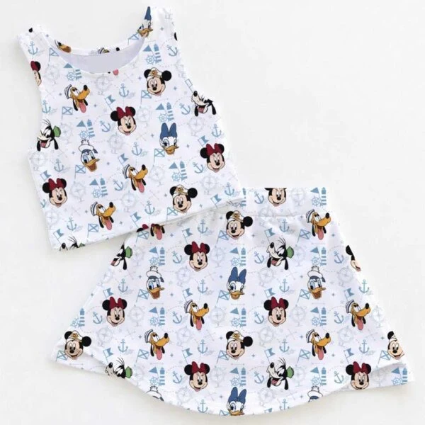 Disney Mickey & Friends Nautical Matching Mom and Me Dress Set, Disney Cruise Vacation Outfit