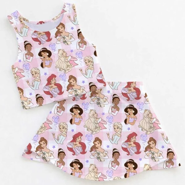 Disney Princess Matching Mom and Me Dress Set, Family Vacation Theme Park Outfit