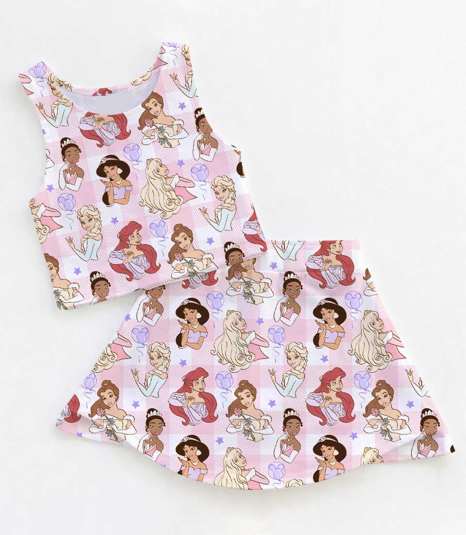 Disney Princess Matching Mom and Me Dress Set, Family Vacation Theme Park Outfit