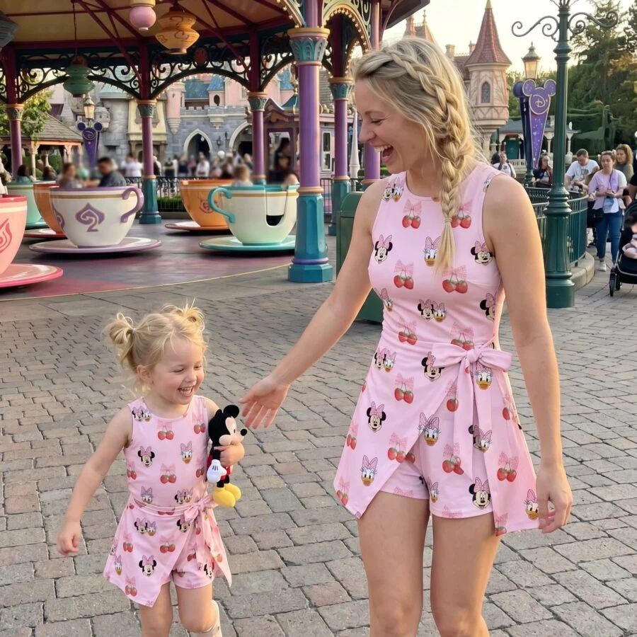 Minnie Mouse Cherry Tennis Dress Skirt, Disney Tennis Skort For Women
