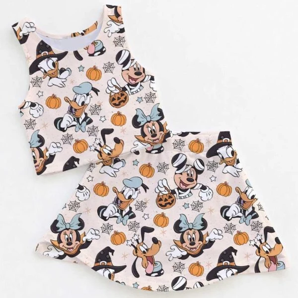 Disney Halloween Mickey Dress Set, Spooky Season Vacation Outfit
