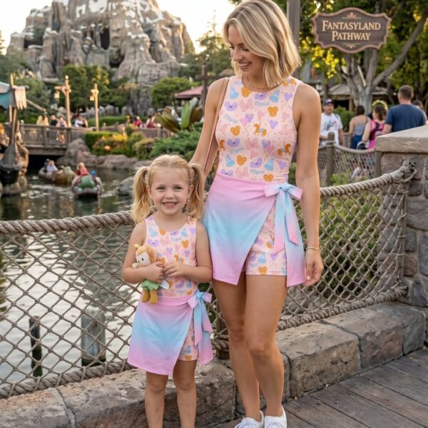 Disney Parks Ombre Tennis Dress Skirt, Disney Tennis Skort For Women