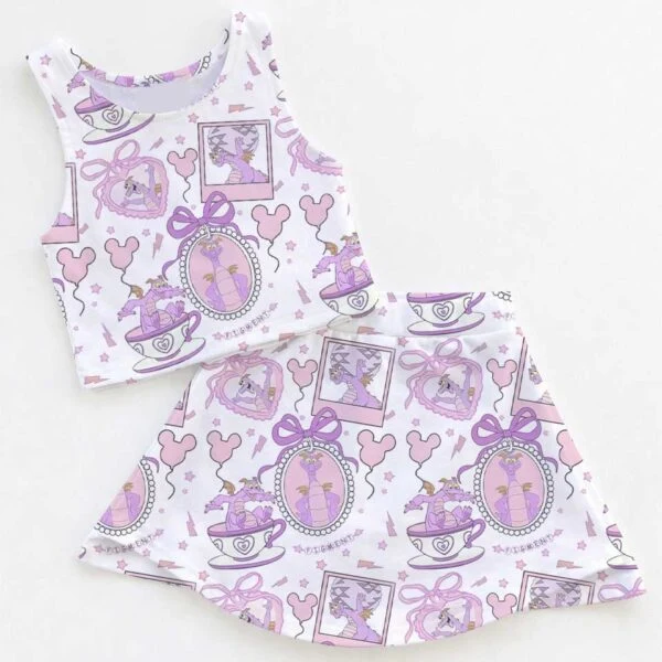 Disney Figment Matching Mom and Me Dress Set, EPCOT Family Vacation Theme Park Outfit