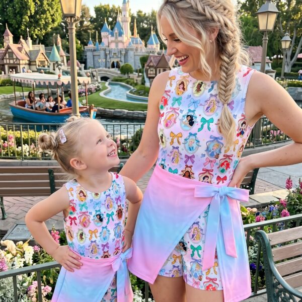Disney Princess Ombre Tennis Dress Skirt, Disney Tennis Skort For Women