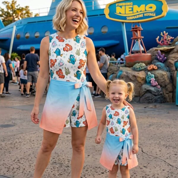 Finding Nemo Ombre Tennis Dress Skirt, Disney Tennis Skort For Women