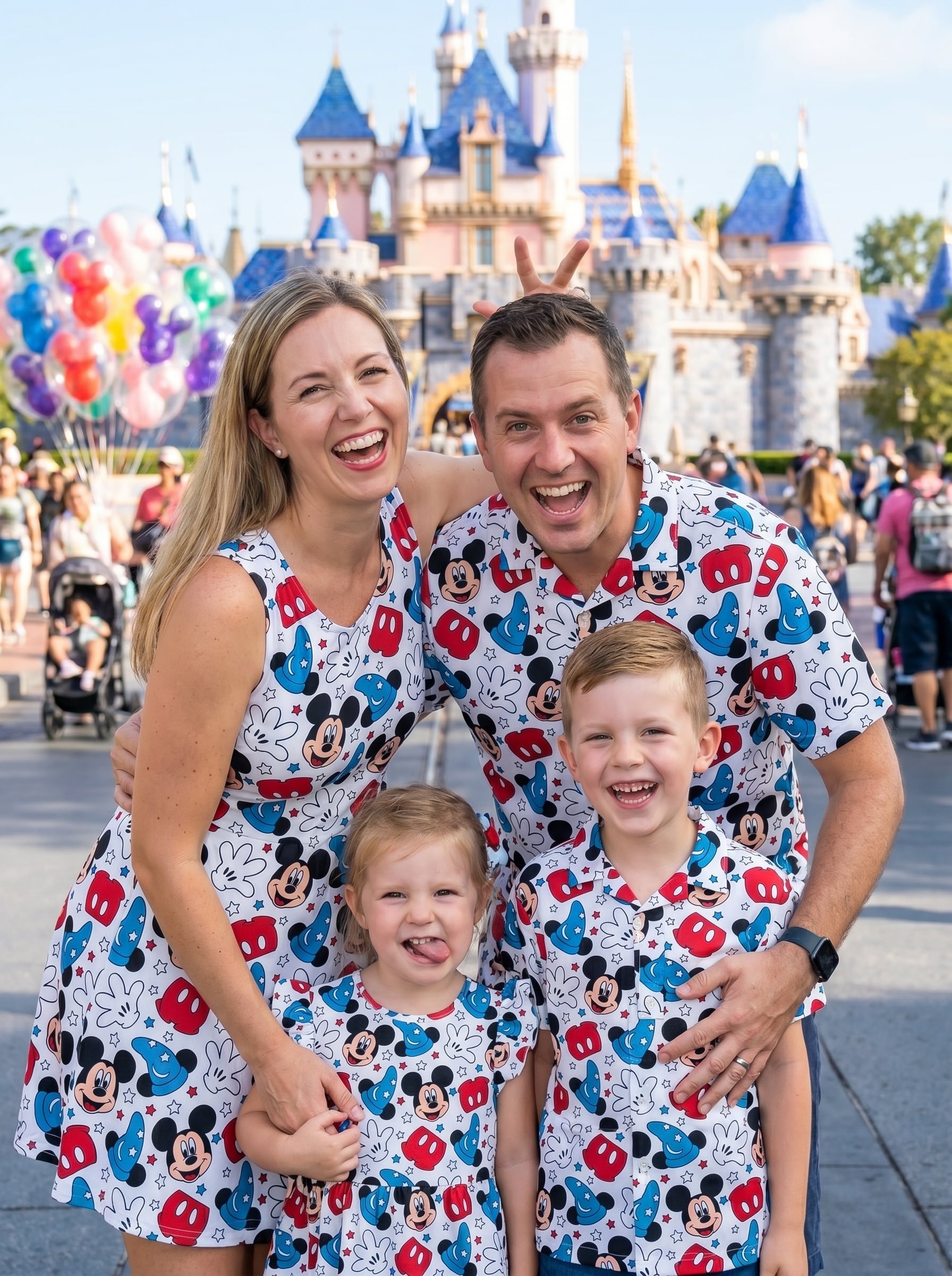Sorcerer Mickey Matching Family Set, Disney Family Vacation Outfit, Disneyland Trip Clothes