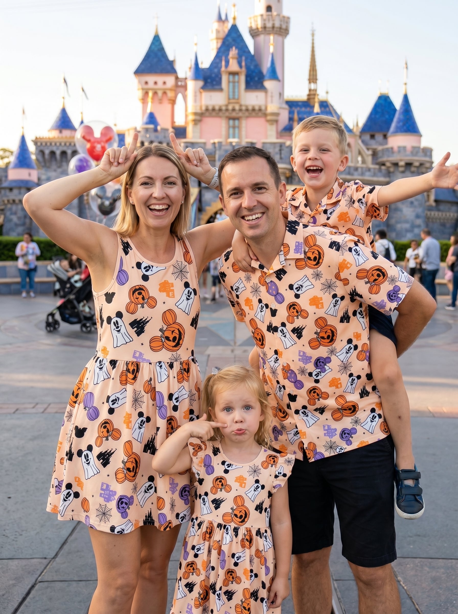 Disney Halloween Matching Family Set, Mickey Halloween Outfit, Disneyland Family Trip Clothes