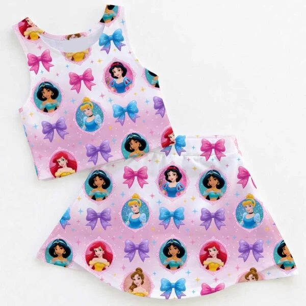 Disney Princess Matching Mom and Me Dress Set, Family Vacation Theme Park Outfit