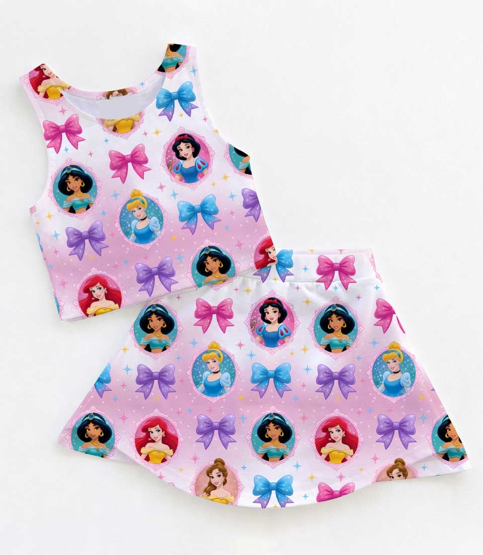 Disney Princess Matching Mom and Me Dress Set, Family Vacation Theme Park Outfit
