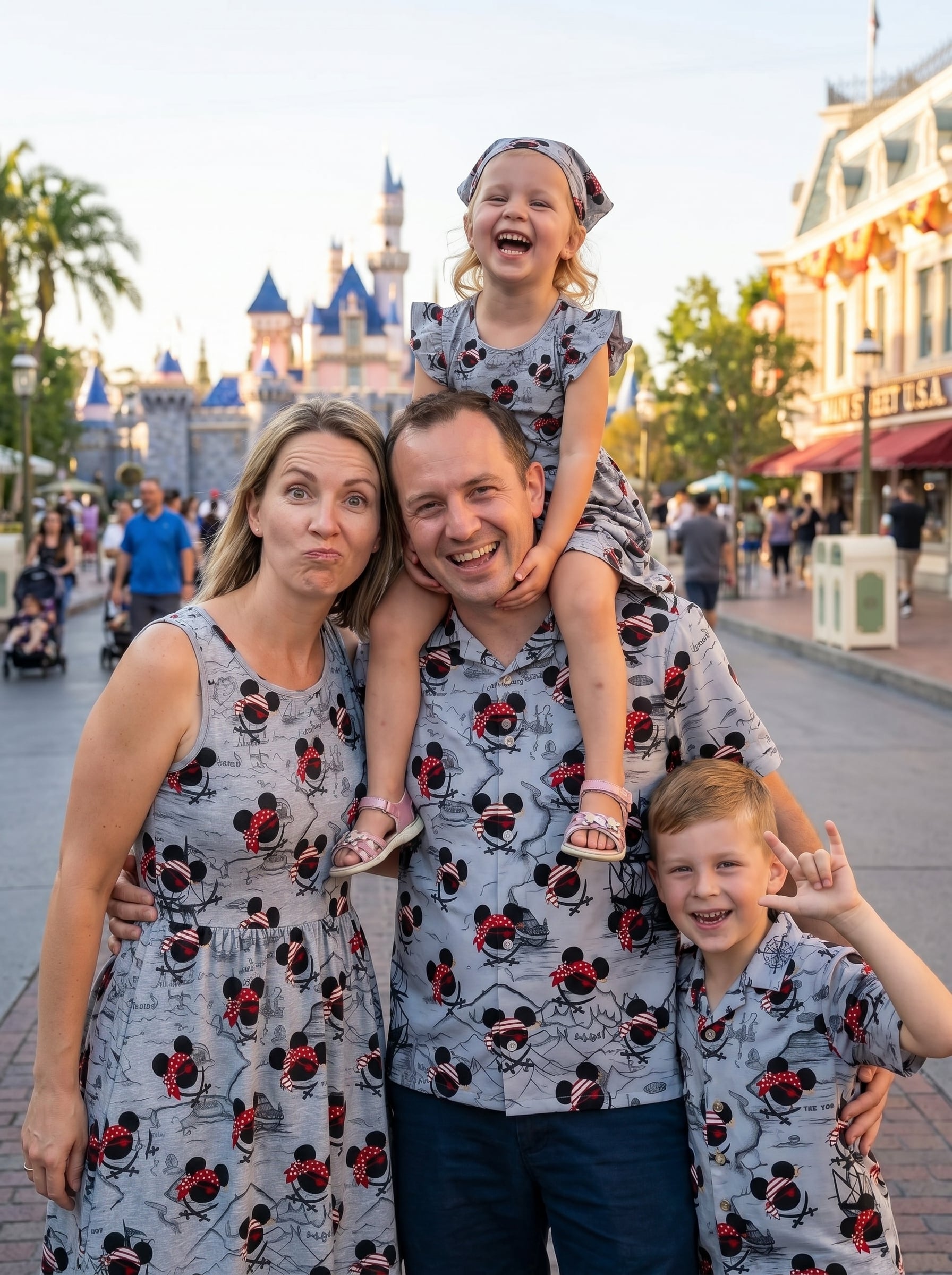Mickey Halloween Matching Family Set, Disney Family Vacation Outfit, Disneyland Trip Clothes