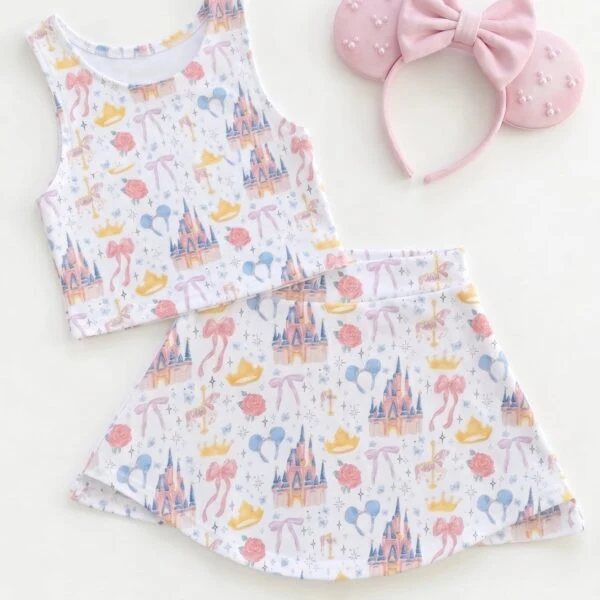 Disney Princess Castle Matching Dress Set, Mom And Me Outfit, Disneyland Family Trip Clothes
