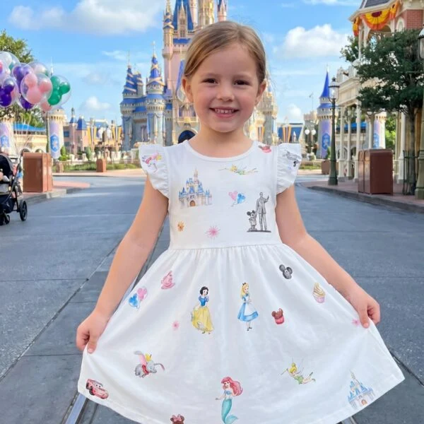 Disney Parks Twirl Dress, Disney Princess Dress, Disney Park Outfit for Girls