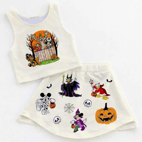 Disney Halloween Matching Mom and Me Dress Set, Mickey & Friends Family Vacation Outfit