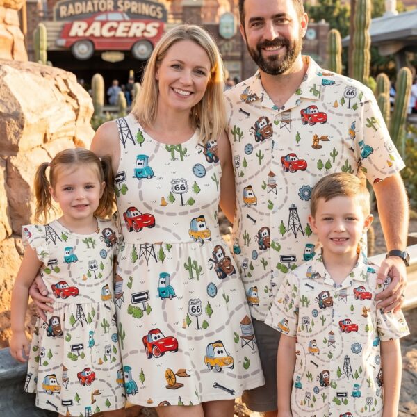 Disney Cars Matching Family Set, Disney Family Vacation Outfit, Disneyland Trip Clothes