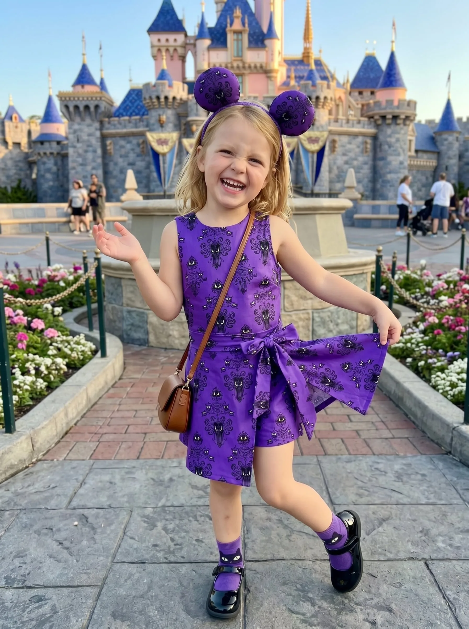 Haunted Mansion Tennis Dress Skirt, Disney Park Vacation Outfit, Haunted Mansion Skort Dress - Image 3