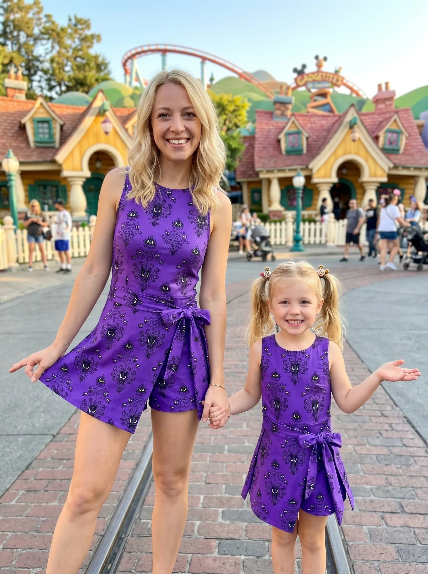 Haunted Mansion Tennis Dress Skirt, Disney Park Vacation Outfit, Haunted Mansion Skort Dress - Image 4