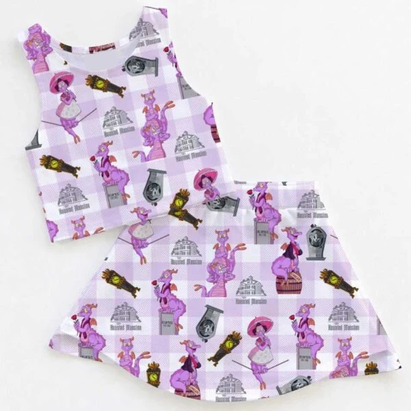 Disney The Haunted Mansion Hatbox Ghost Matching Mom and Me Dress Set, Family Vacation Theme Park Outfit