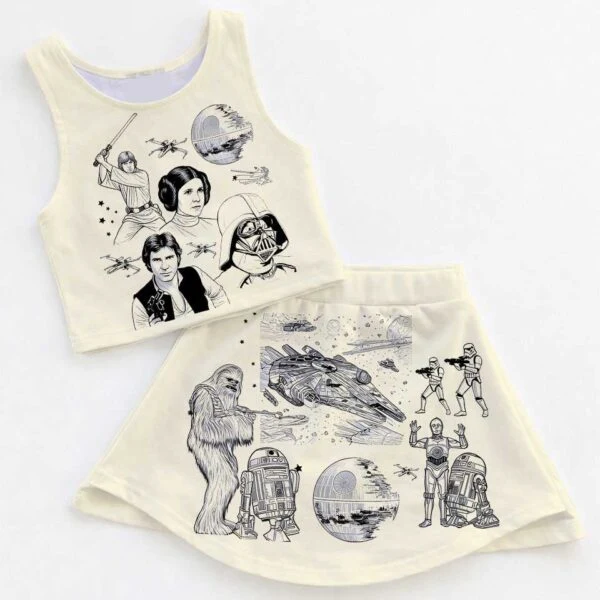 Disney Star Wars Original Trilogy Matching Mom and Me Dress Set, Family Vacation Theme Park Outfit