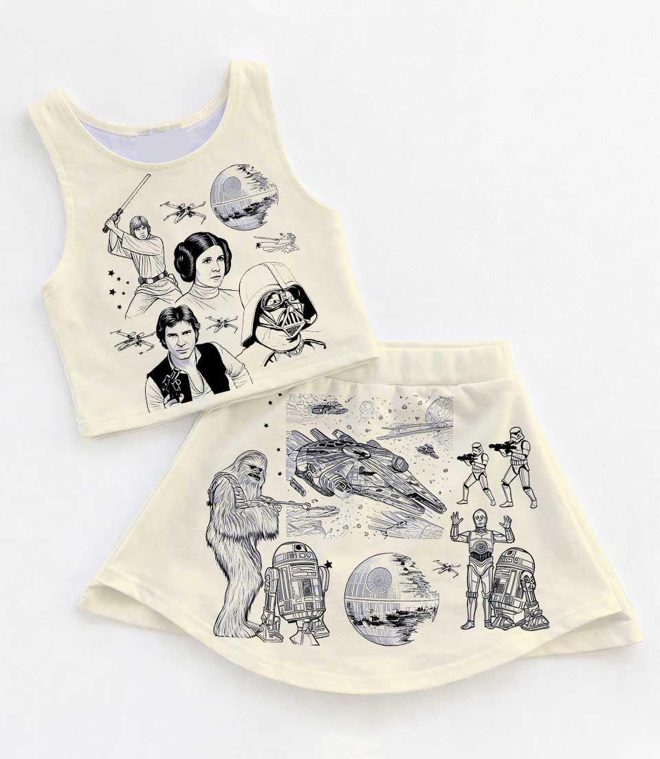 Disney Star Wars Original Trilogy Matching Mom and Me Dress Set, Family Vacation Theme Park Outfit