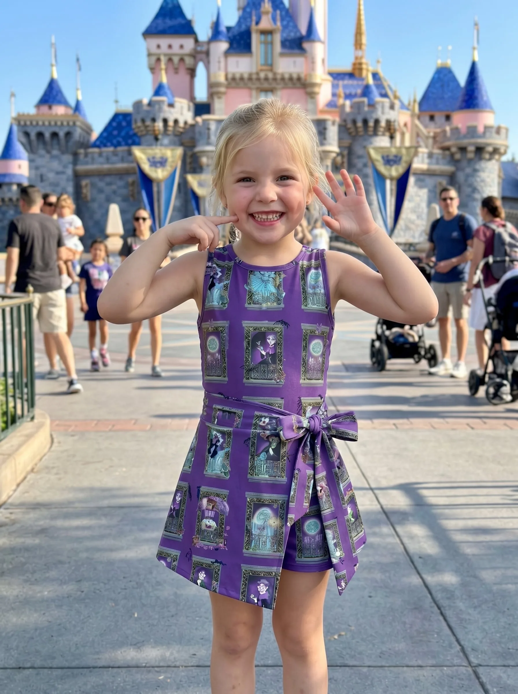 Haunted Mansion Tennis Dress Skirt, Disney Park Vacation Outfit, Haunted Mansion Skort Dress - Image 2