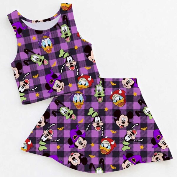Disney Mickey & Friends Halloween Matching Mom and Me Dress Set, Family Vacation Theme Park Outfit