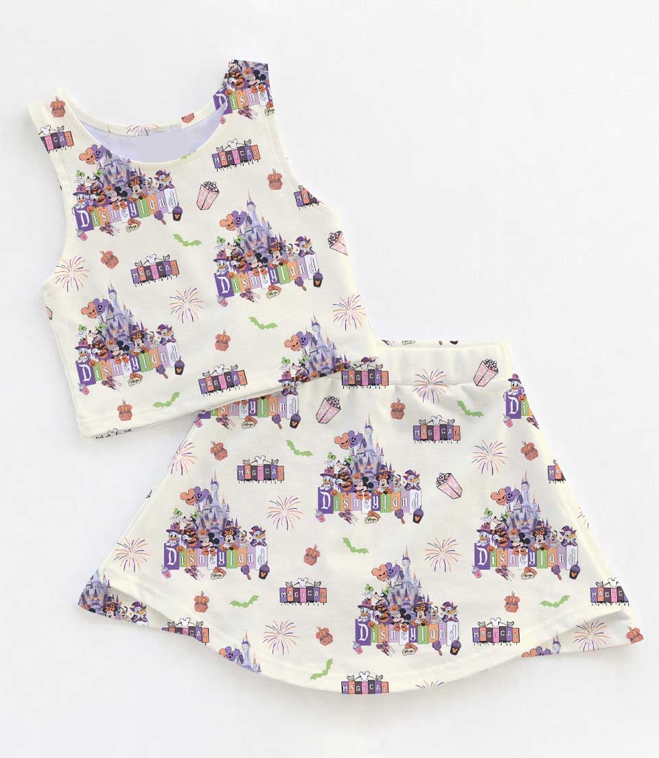 Disney Parks Halloween Matching Mom and Me Dress Set, Family Vacation Theme Park Outfit