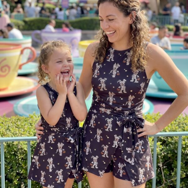 Mickey Pumpkin Halloween Tennis Dress Set Disney Not So Scary Halloween Outfit Activewear Skirt Dress