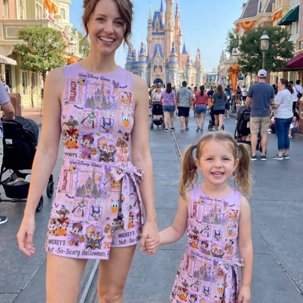 Mickey Halloween Tennis Dress Skirt, Disney Park Vacation Outfit, Mickey's Not-So-Scary Halloween Skort Dress