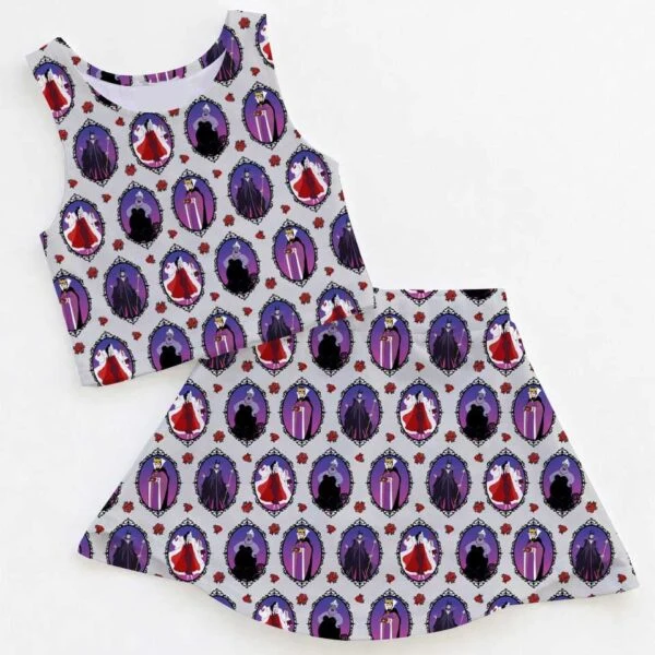 Disney Villains Cameo Matching Mom and Me Dress Set, Evil Queens Theme Park Family Vacation Outfit