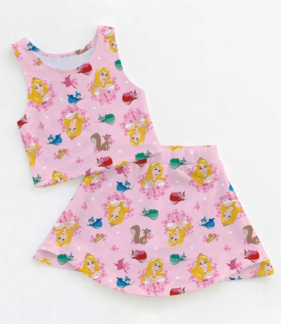 Disney Sleeping Beauty Matching Mom and Me Dress Set, Princess Aurora Theme Park Family Vacation Outfit