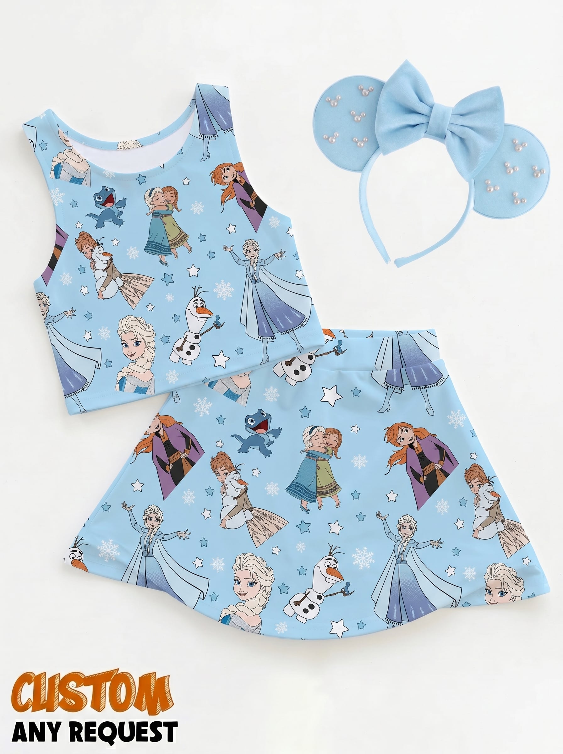 Frozen Matching Dress Set, Mom And Me Outfit, Disneyland Family Trip Clothes