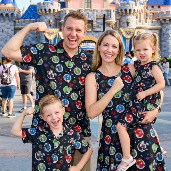 Marvel Avengers Matching Family Set, Disney Family Vacation Outfit, Disneyland Trip Clothes