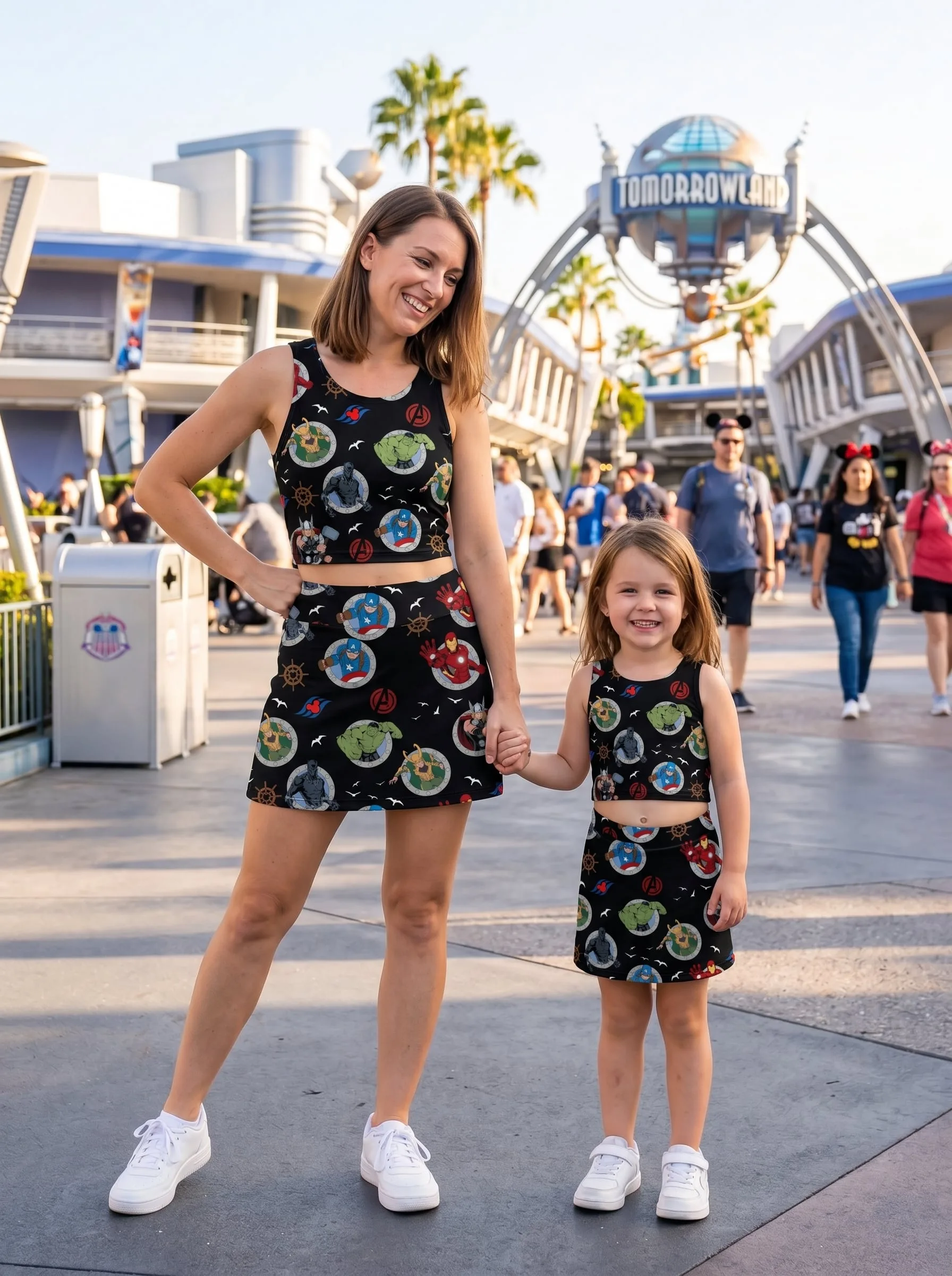 Marvel Avengers Matching Dress Set, Mom And Me Outfit, Disney Park Vacation Clothes - Image 5