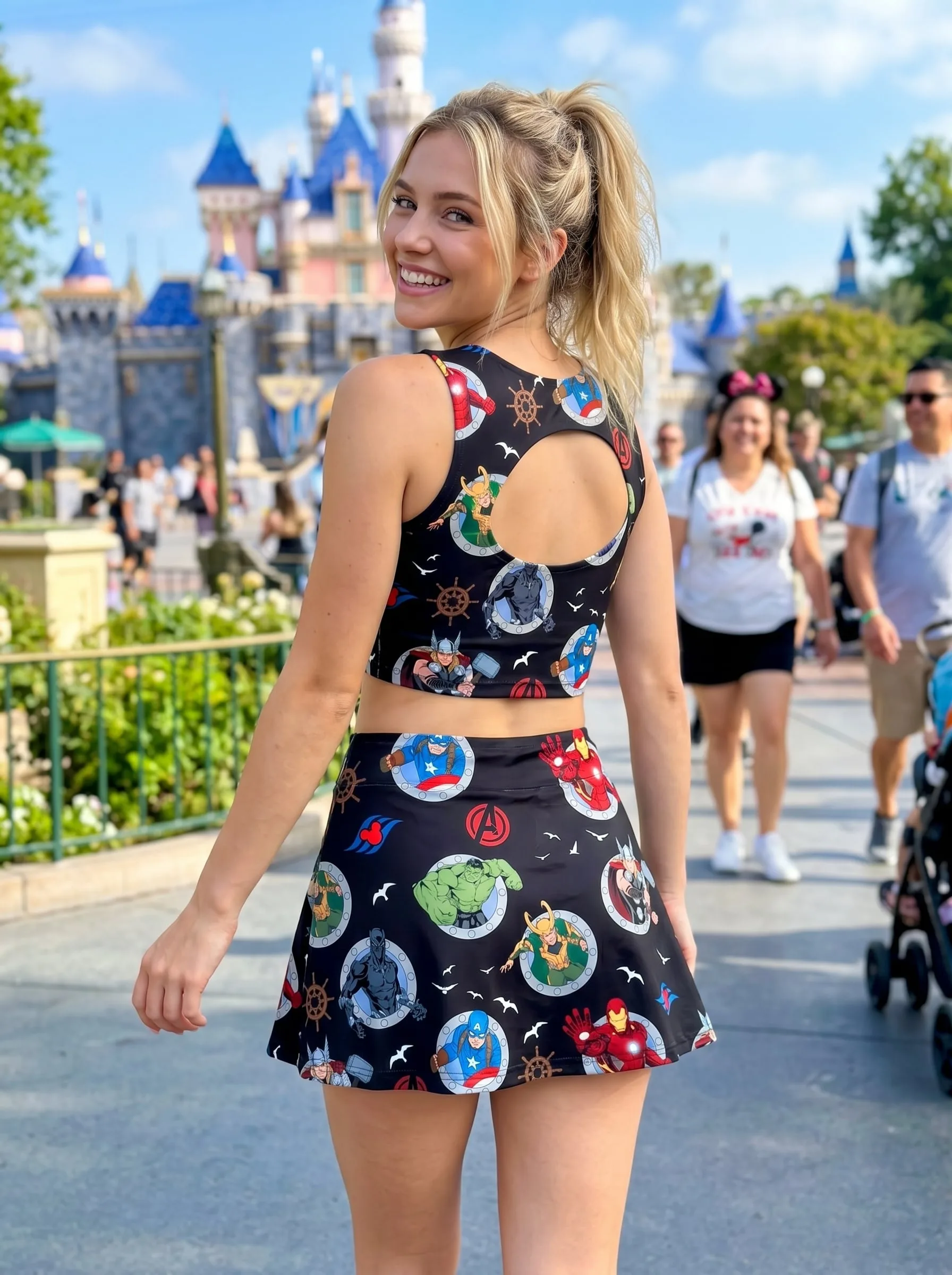 Marvel Avengers Matching Dress Set, Mom And Me Outfit, Disney Park Vacation Clothes - Image 4
