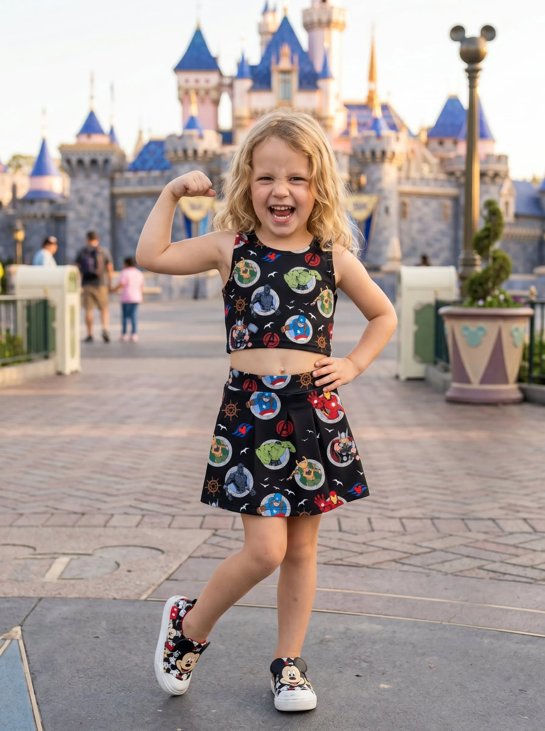 Marvel Avengers Matching Dress Set, Mom And Me Outfit, Disney Park Vacation Clothes - Image 3