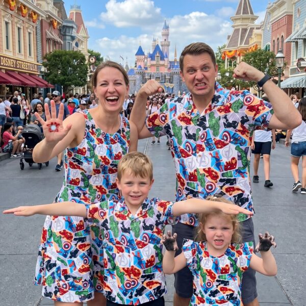 Marvel Avengers Matching Family Set, Disney Family Vacation Outfit, Disneyland Trip Clothes