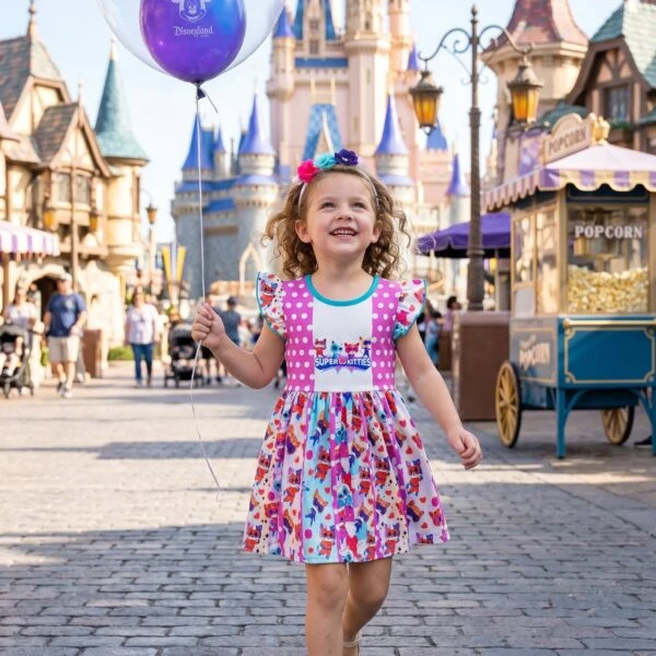 SuperKitties Twirl Dress, Disney Parks Outfit for Girls, SuperKitties Dress