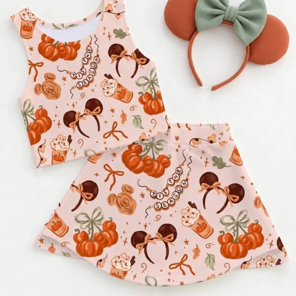 Halloween Mickey Matching Dress Set, Mom And Me Outfit, Disney Park Vacation Clothes
