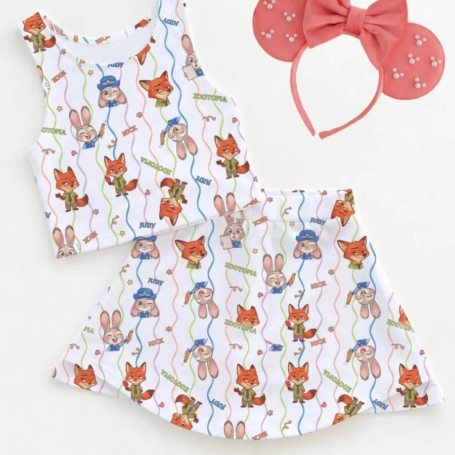 Zootopia Matching Dress Set, Mom And Me Outfit, Disney Park Vacation Clothes