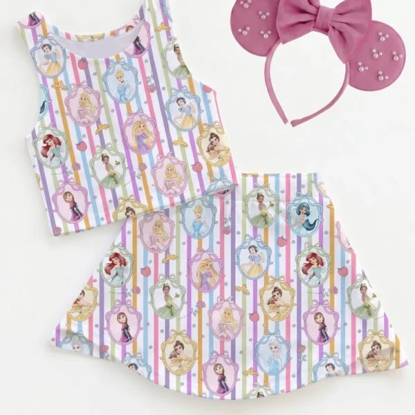 Disney Princess Matching Dress Set, Mom And Me Outfit, Disney Park Vacation Clothes
