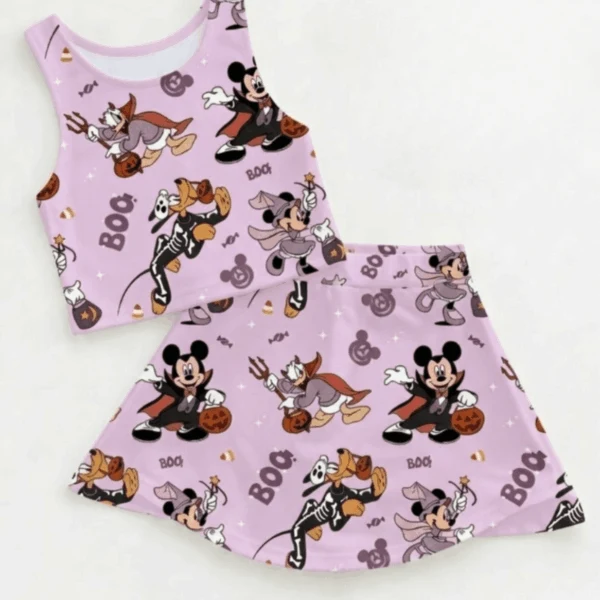Mickey Halloween Matching Dress Set, Mom And Me Outfit, Disney Park Vacation Clothes