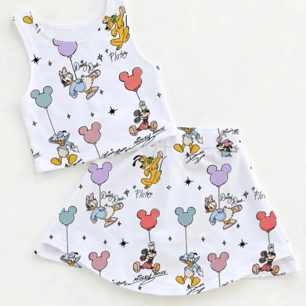 Mickey And Friends Activewear Set, Disney Balloon Matching Athletic Dress