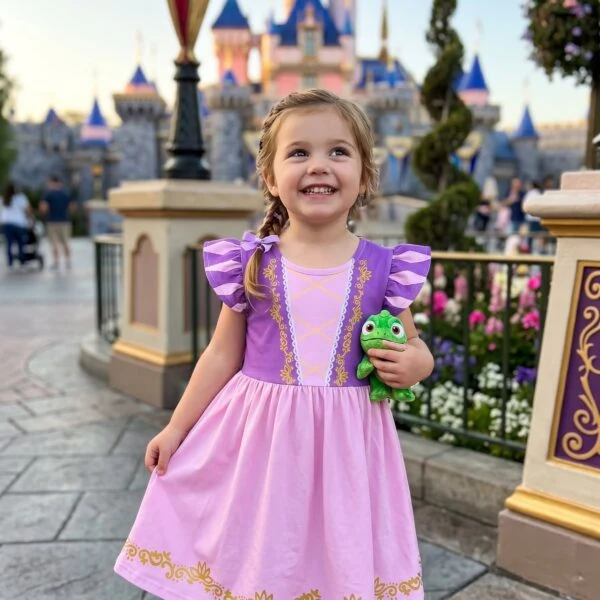 Rapunzel Twirl Dress, Disney Parks Outfit for Girls, Princess Rapunzel Dress